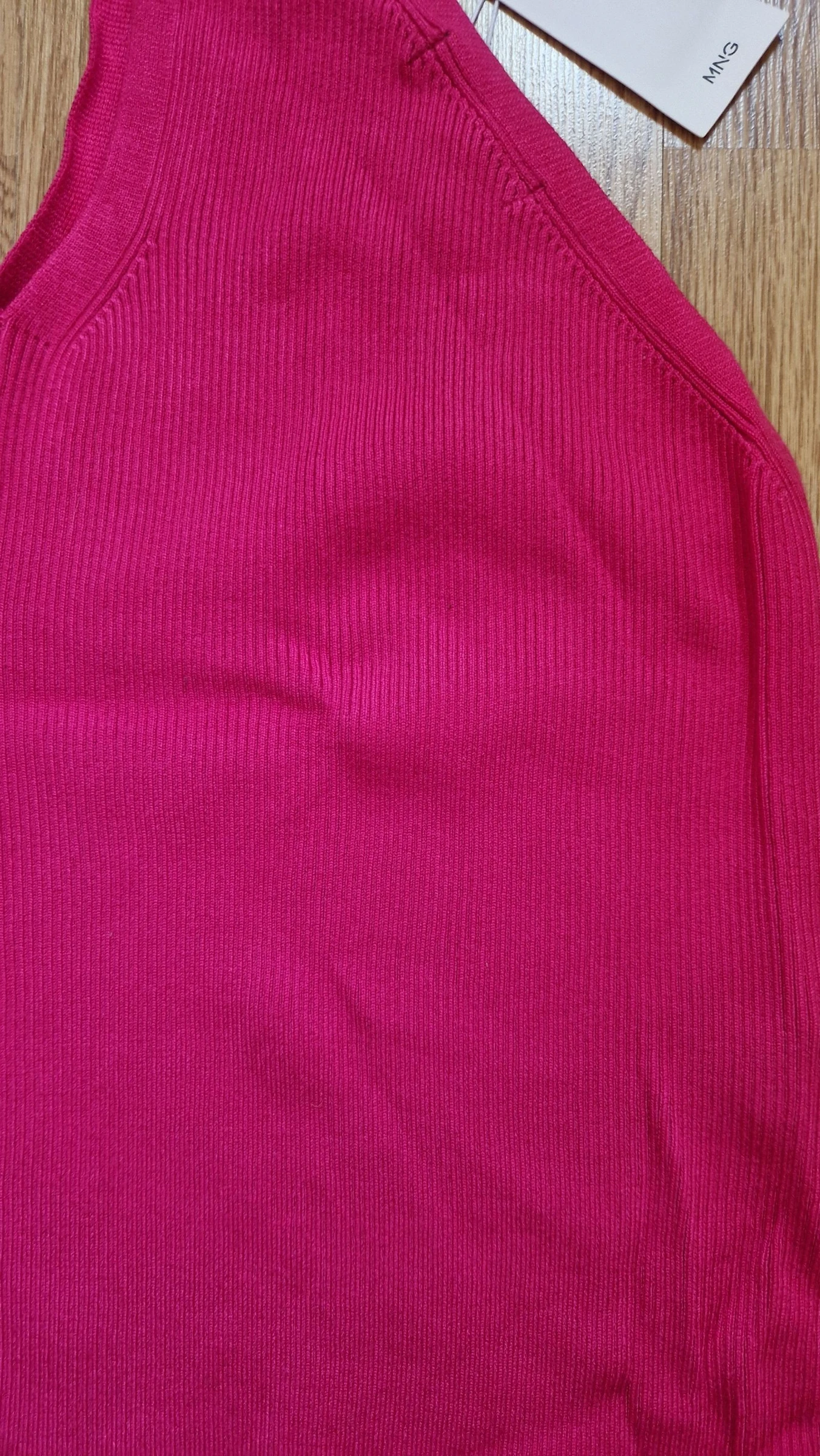Fuchsia roze asymmetrische top Mango NIEUW – photo 4